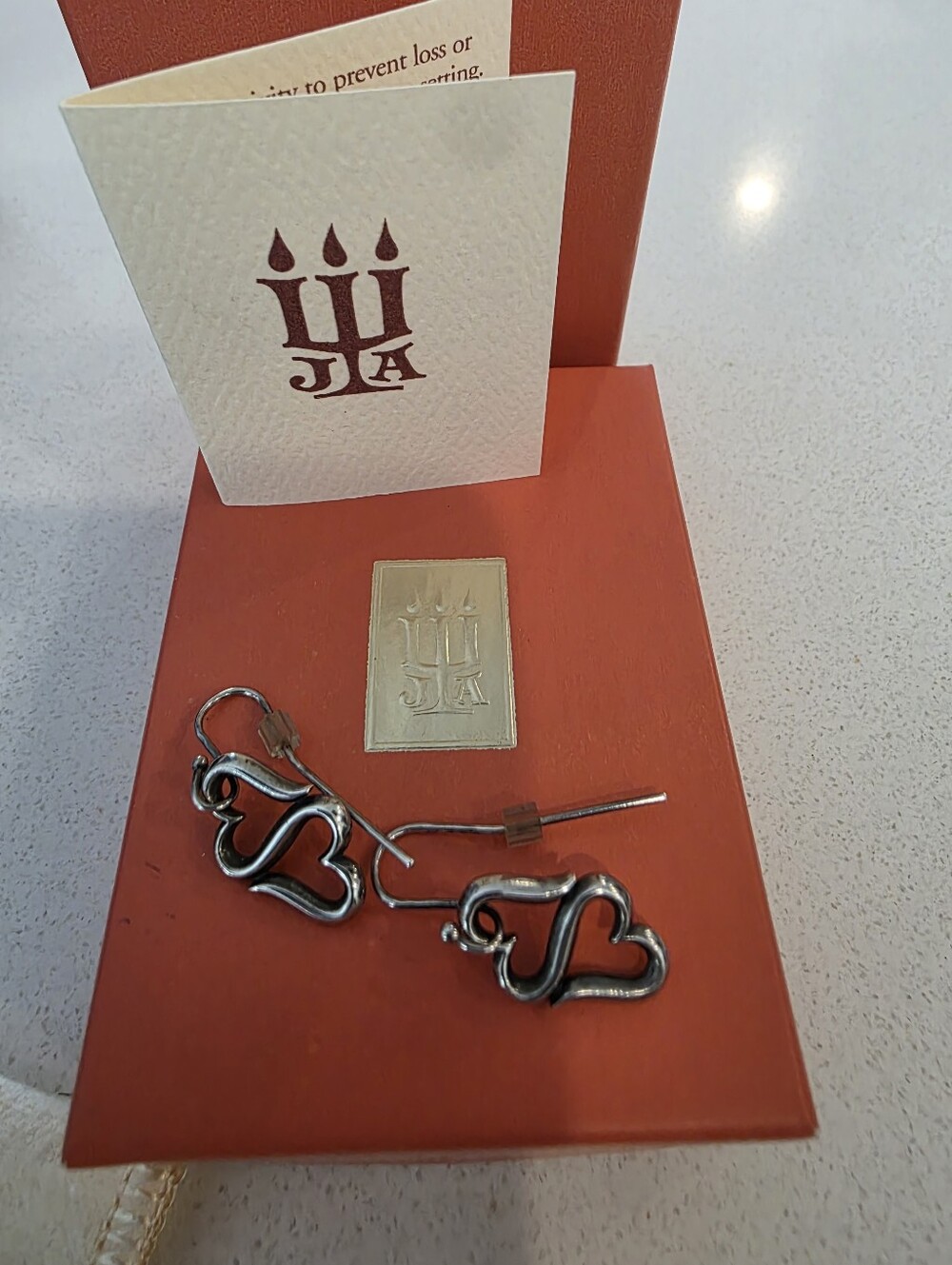 Retired- James Avery Double Heart Earrings